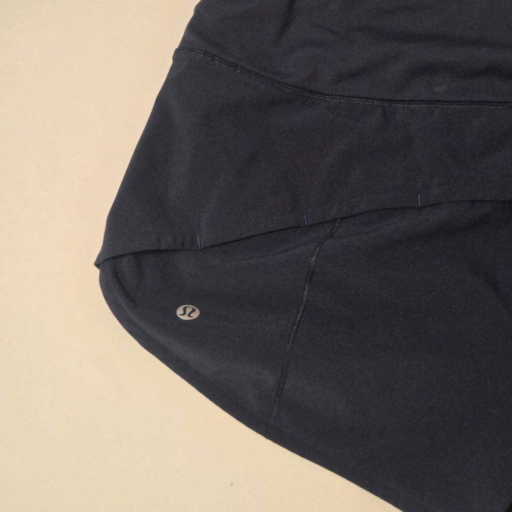 Lululemon Speed Up Short Long 4" Updated Fit True Navy Running Shorts W7AYMT 4 - Picture 3 of 12
